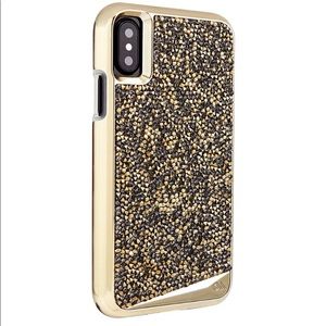 iPhone X Casemate black/gold Brilliance Case